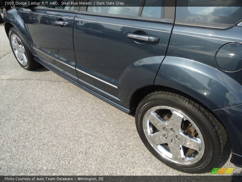 Steel Blue Metallic / Dark Slate Gray 2007 Dodge Caliber R/T AWD