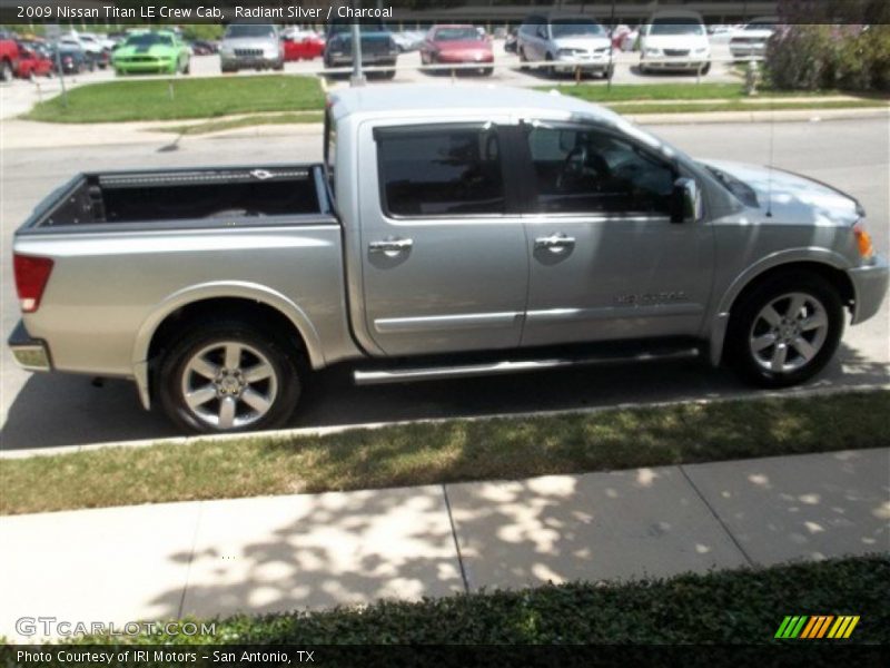 Radiant Silver / Charcoal 2009 Nissan Titan LE Crew Cab