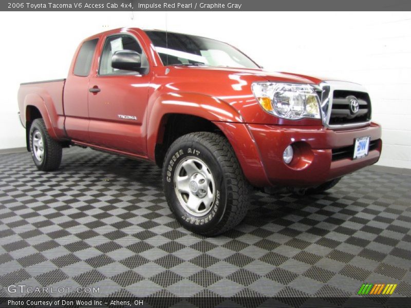 Impulse Red Pearl / Graphite Gray 2006 Toyota Tacoma V6 Access Cab 4x4