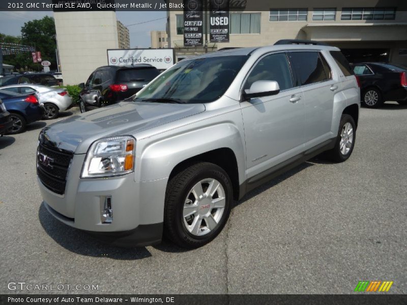 Quicksilver Metallic / Jet Black 2012 GMC Terrain SLE AWD