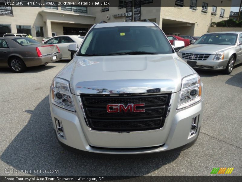 Quicksilver Metallic / Jet Black 2012 GMC Terrain SLE AWD