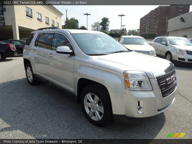 Quicksilver Metallic / Jet Black 2012 GMC Terrain SLE AWD