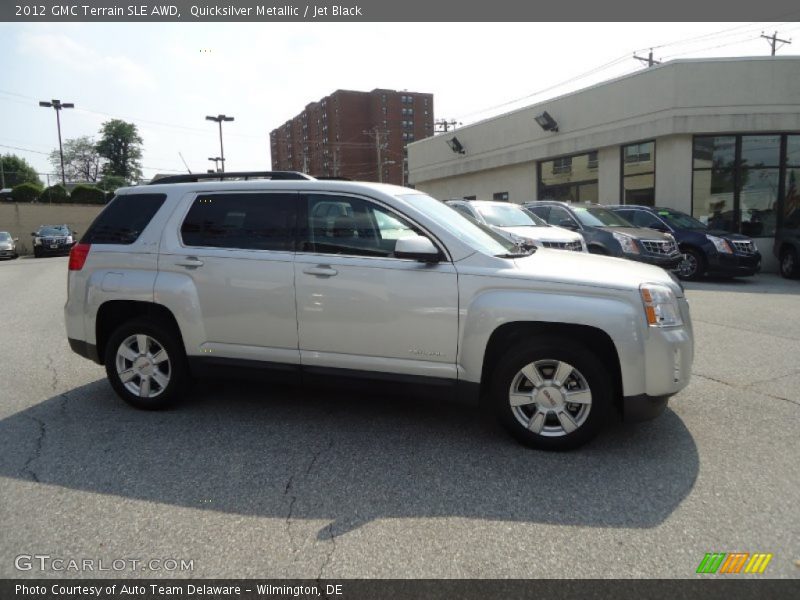 Quicksilver Metallic / Jet Black 2012 GMC Terrain SLE AWD
