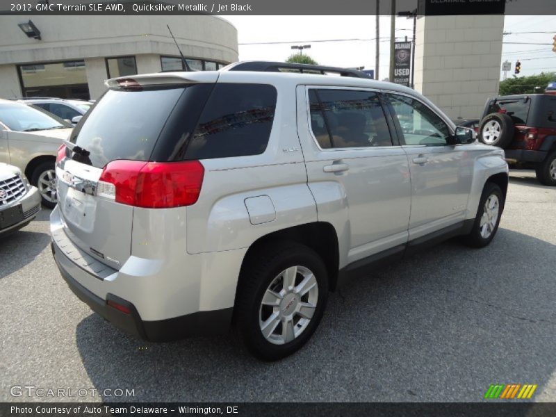 Quicksilver Metallic / Jet Black 2012 GMC Terrain SLE AWD