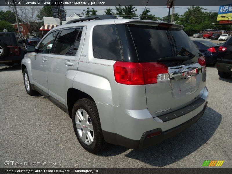 Quicksilver Metallic / Jet Black 2012 GMC Terrain SLE AWD