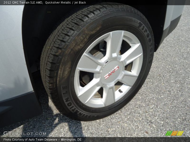 Quicksilver Metallic / Jet Black 2012 GMC Terrain SLE AWD