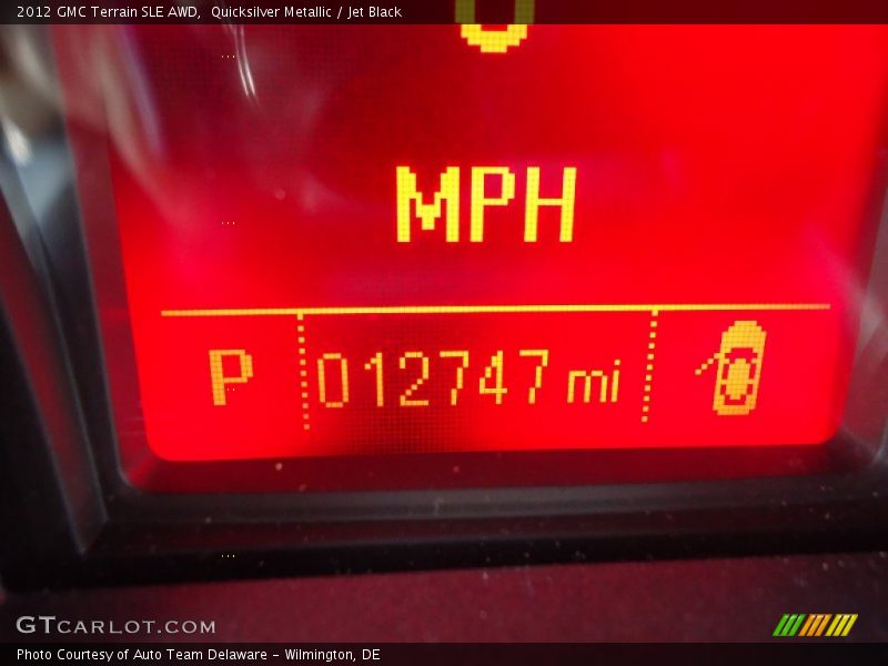 Quicksilver Metallic / Jet Black 2012 GMC Terrain SLE AWD