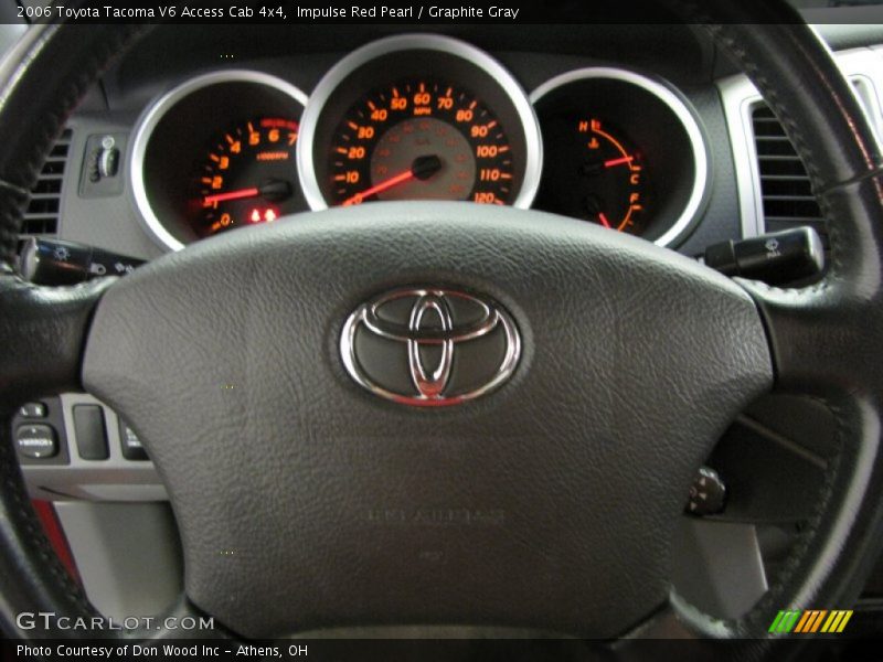 Impulse Red Pearl / Graphite Gray 2006 Toyota Tacoma V6 Access Cab 4x4
