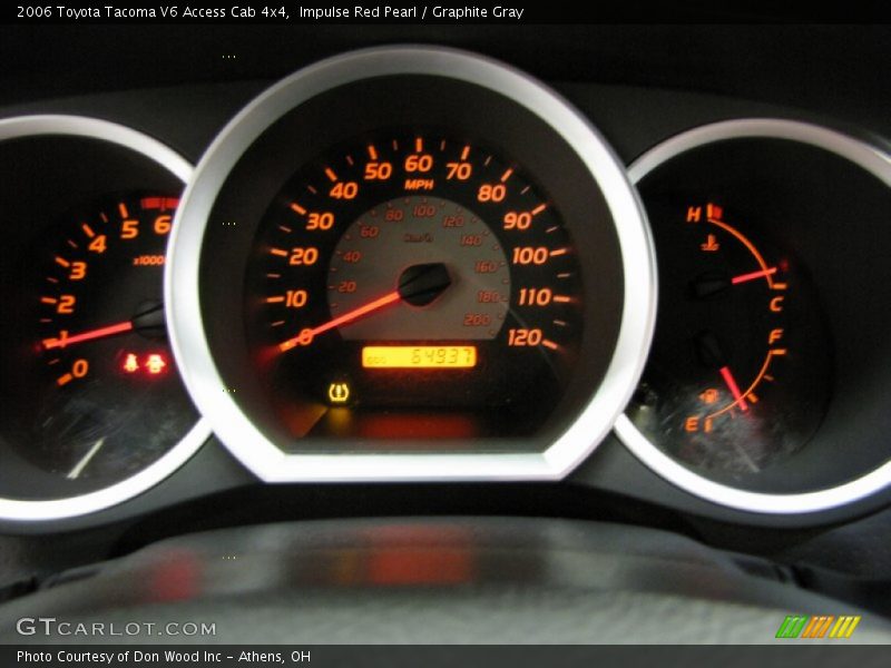 Impulse Red Pearl / Graphite Gray 2006 Toyota Tacoma V6 Access Cab 4x4