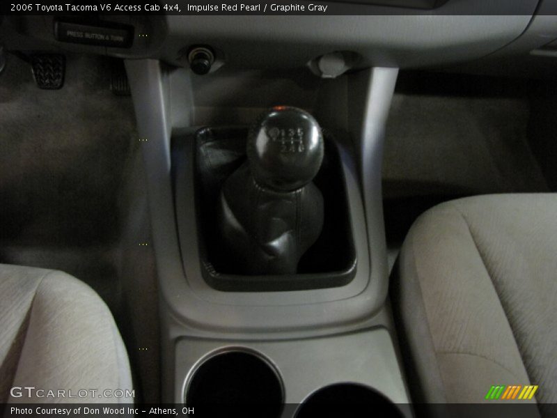 Impulse Red Pearl / Graphite Gray 2006 Toyota Tacoma V6 Access Cab 4x4