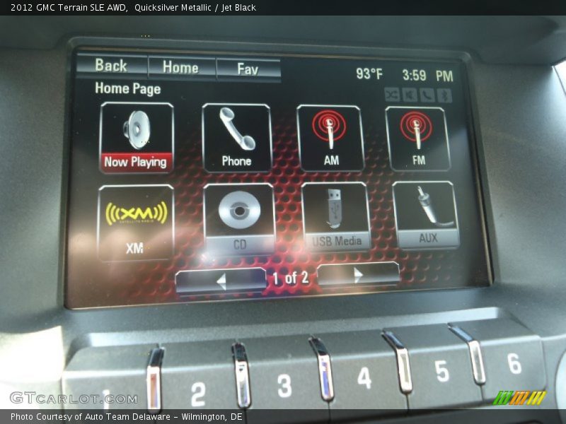 Quicksilver Metallic / Jet Black 2012 GMC Terrain SLE AWD