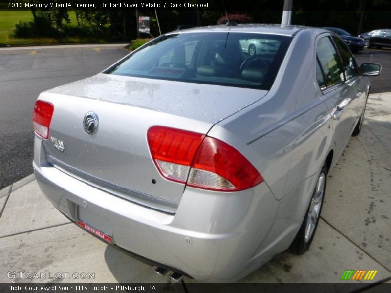 Brilliant Silver Metallic / Dark Charcoal 2010 Mercury Milan I4 Premier