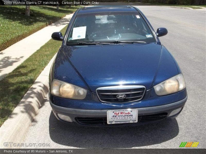Carbon Blue / Dark Gray 2003 Hyundai Elantra GT Hatchback