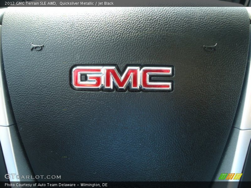 Quicksilver Metallic / Jet Black 2012 GMC Terrain SLE AWD