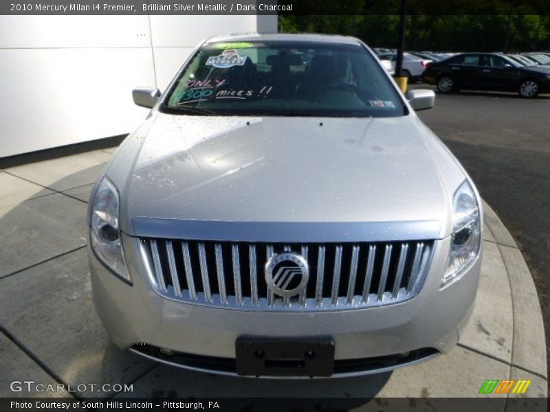 Brilliant Silver Metallic / Dark Charcoal 2010 Mercury Milan I4 Premier