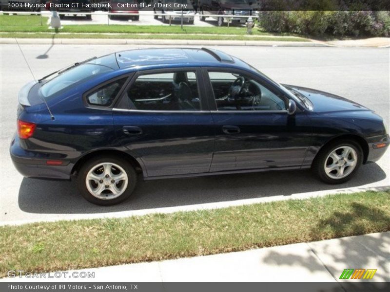 Carbon Blue / Dark Gray 2003 Hyundai Elantra GT Hatchback