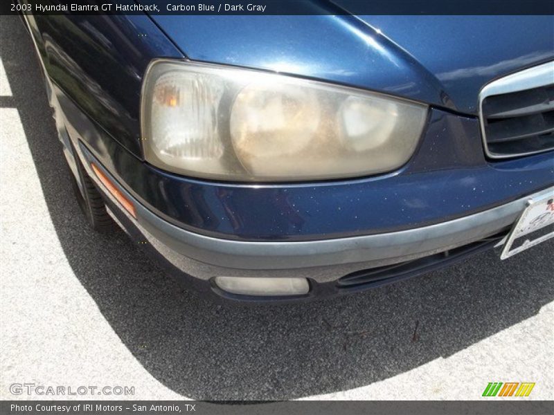 Carbon Blue / Dark Gray 2003 Hyundai Elantra GT Hatchback