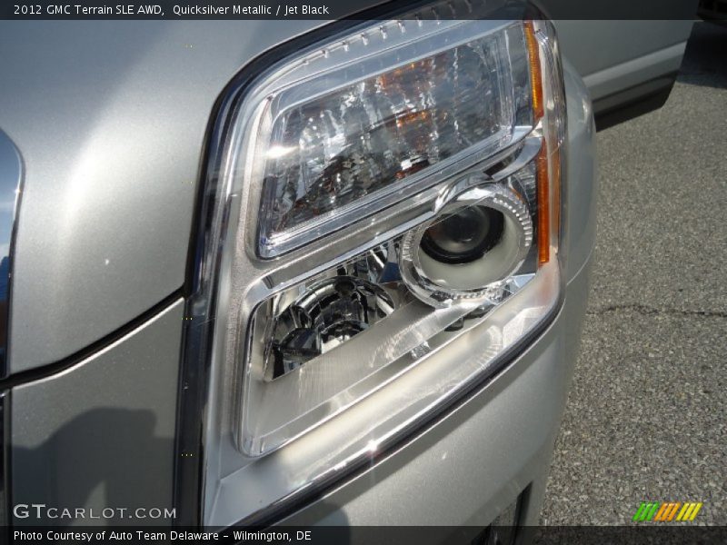 Quicksilver Metallic / Jet Black 2012 GMC Terrain SLE AWD
