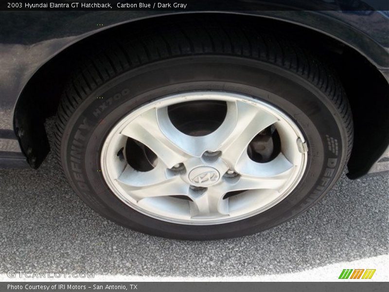 Carbon Blue / Dark Gray 2003 Hyundai Elantra GT Hatchback