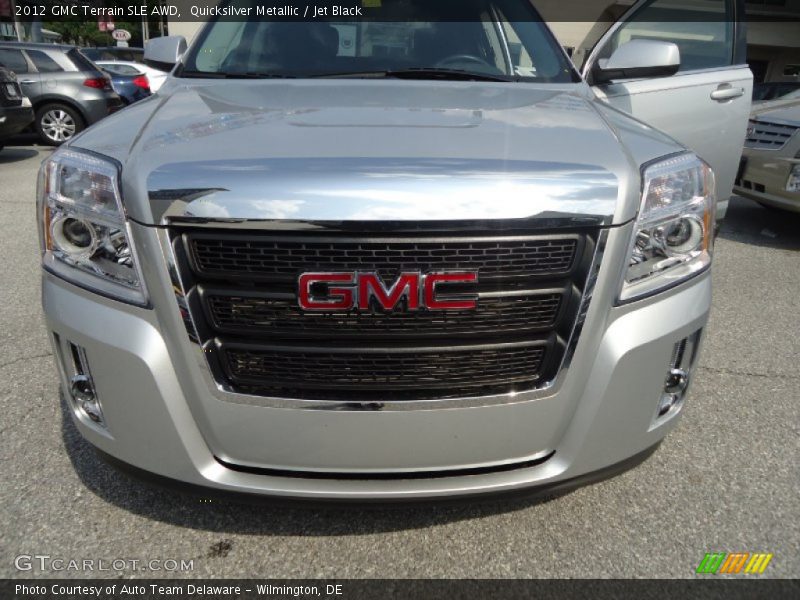 Quicksilver Metallic / Jet Black 2012 GMC Terrain SLE AWD