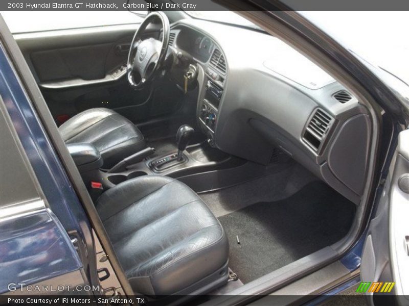 Carbon Blue / Dark Gray 2003 Hyundai Elantra GT Hatchback