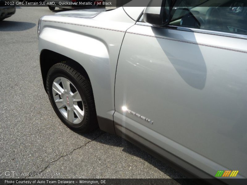 Quicksilver Metallic / Jet Black 2012 GMC Terrain SLE AWD