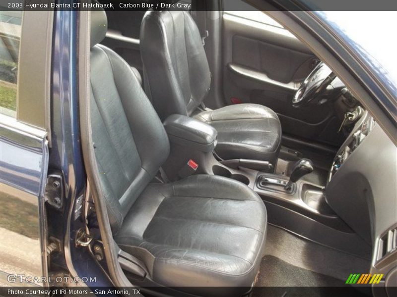 Carbon Blue / Dark Gray 2003 Hyundai Elantra GT Hatchback