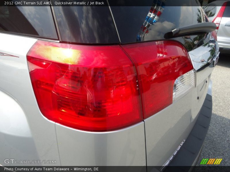 Quicksilver Metallic / Jet Black 2012 GMC Terrain SLE AWD