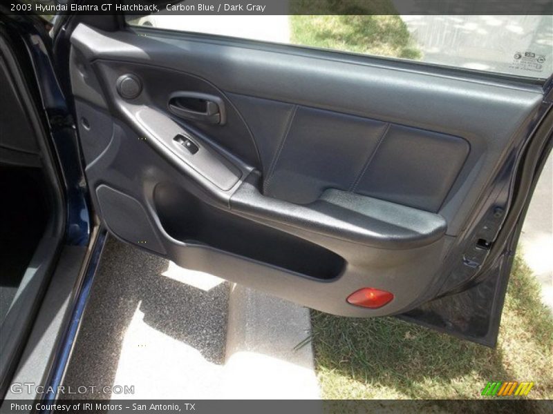 Carbon Blue / Dark Gray 2003 Hyundai Elantra GT Hatchback