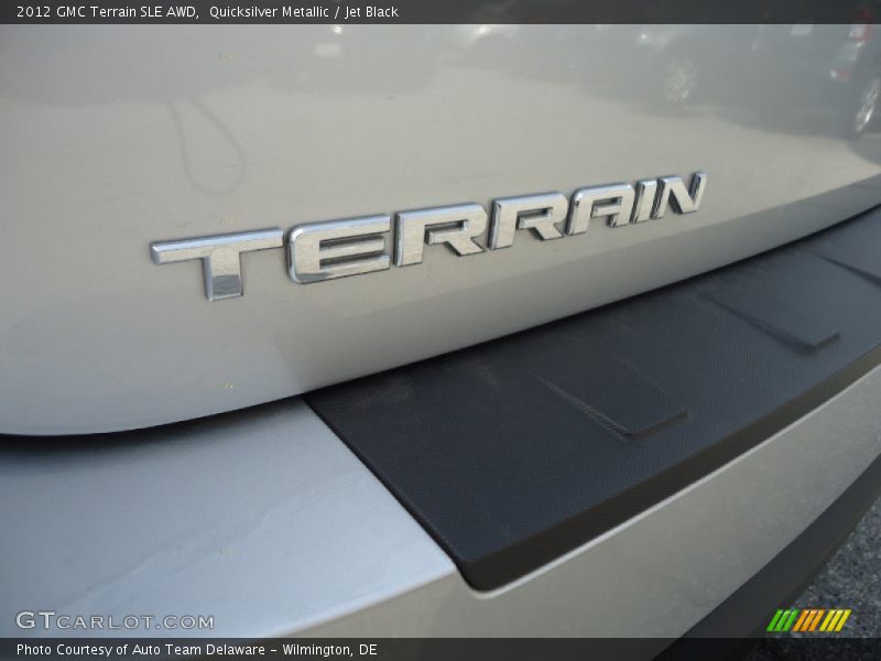 Quicksilver Metallic / Jet Black 2012 GMC Terrain SLE AWD