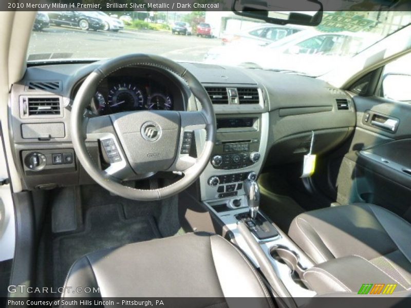 Brilliant Silver Metallic / Dark Charcoal 2010 Mercury Milan I4 Premier