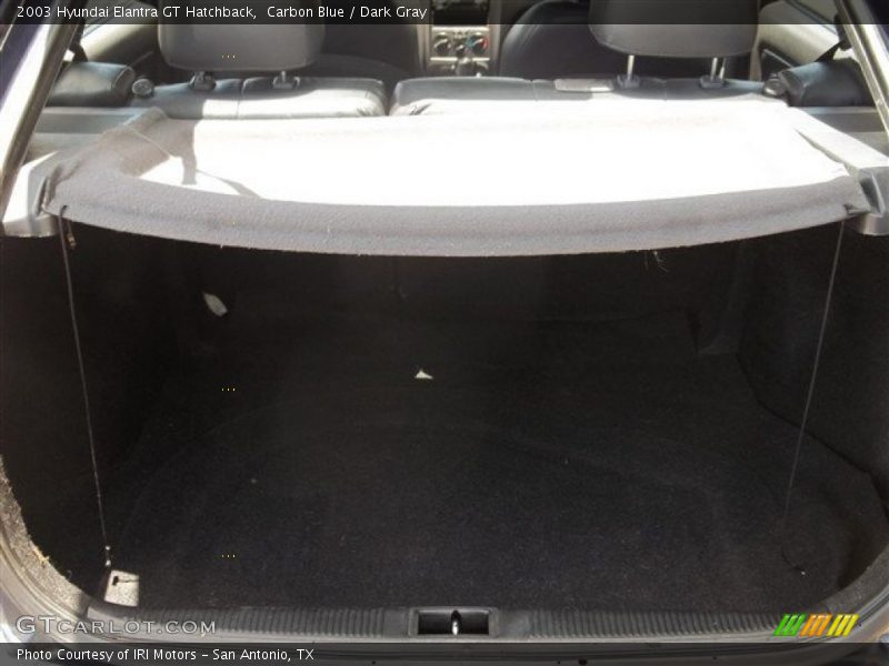 Carbon Blue / Dark Gray 2003 Hyundai Elantra GT Hatchback