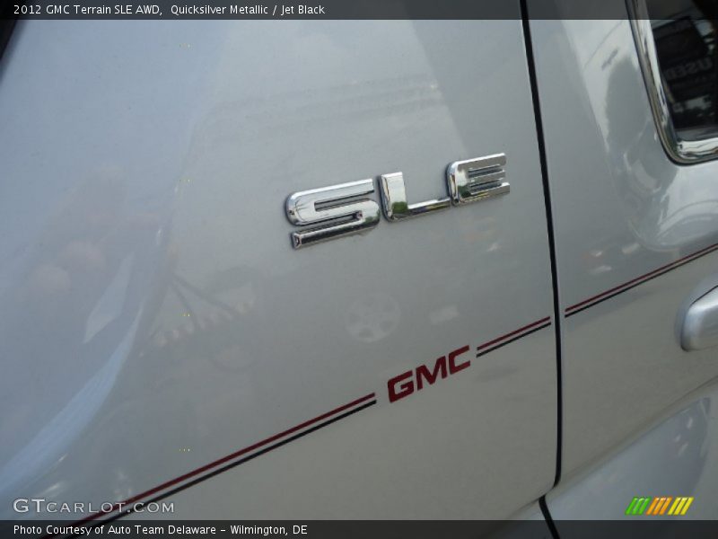 Quicksilver Metallic / Jet Black 2012 GMC Terrain SLE AWD