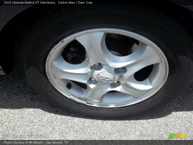Carbon Blue / Dark Gray 2003 Hyundai Elantra GT Hatchback