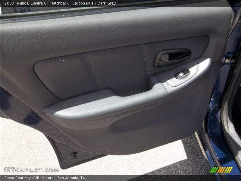 Carbon Blue / Dark Gray 2003 Hyundai Elantra GT Hatchback