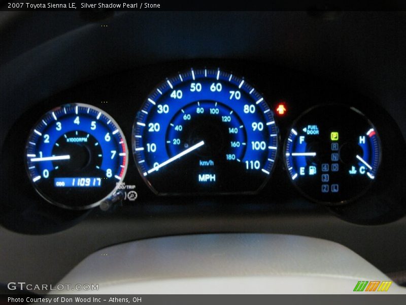 Silver Shadow Pearl / Stone 2007 Toyota Sienna LE