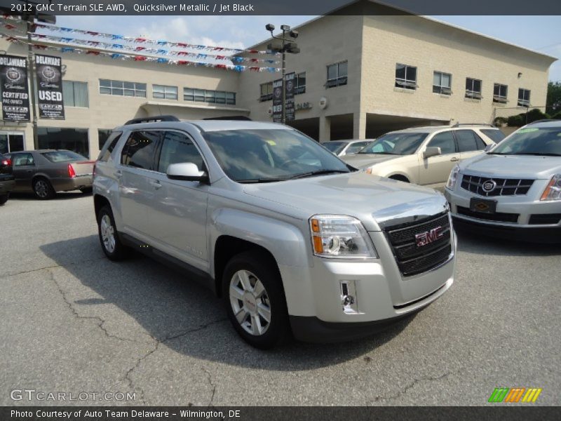 Quicksilver Metallic / Jet Black 2012 GMC Terrain SLE AWD