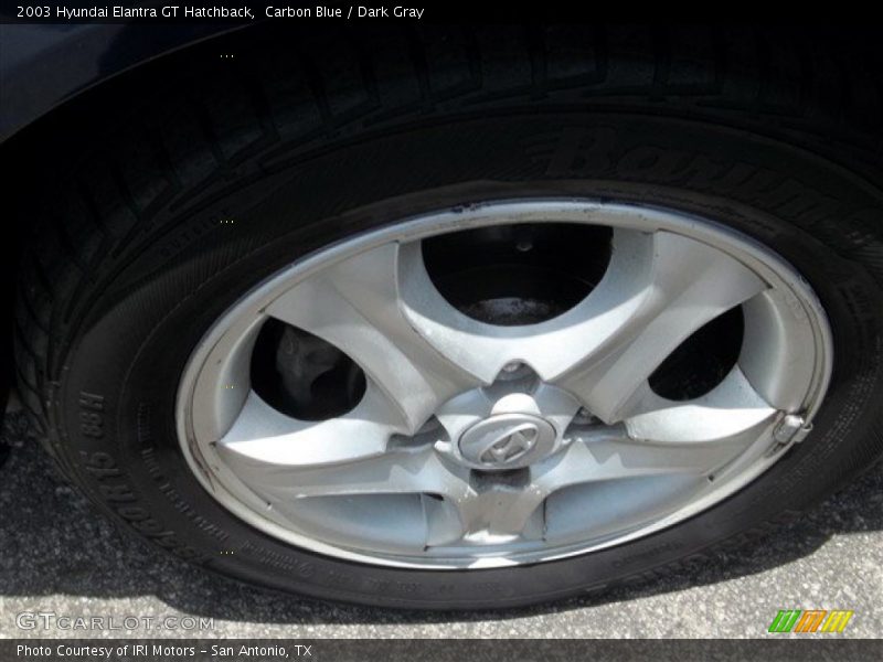 Carbon Blue / Dark Gray 2003 Hyundai Elantra GT Hatchback