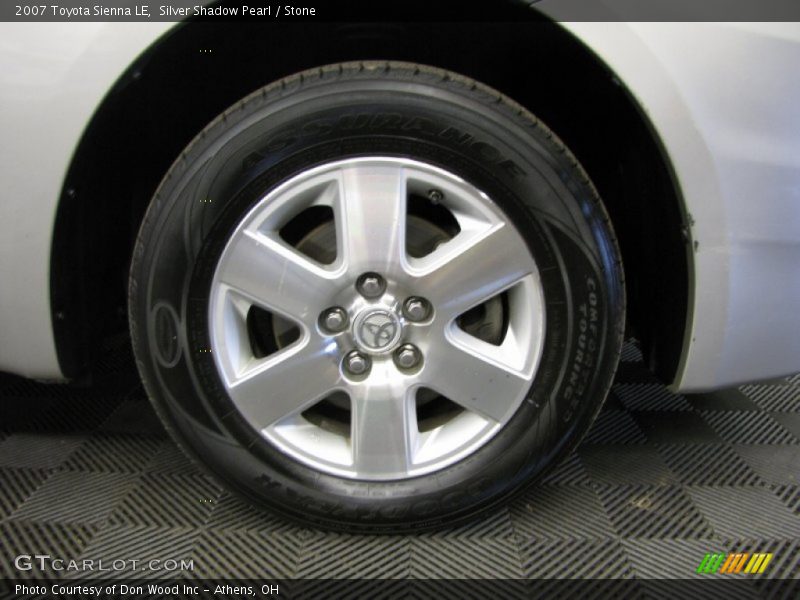 Silver Shadow Pearl / Stone 2007 Toyota Sienna LE