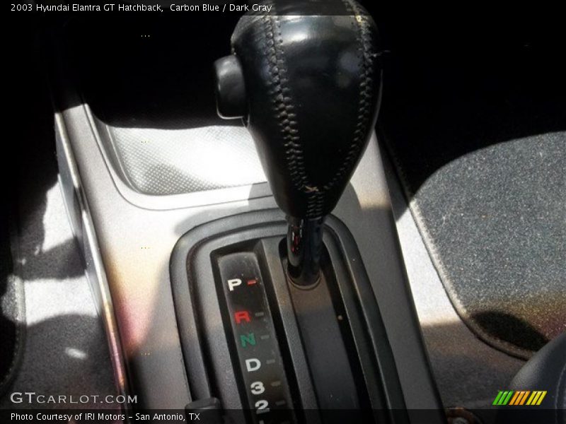 Carbon Blue / Dark Gray 2003 Hyundai Elantra GT Hatchback