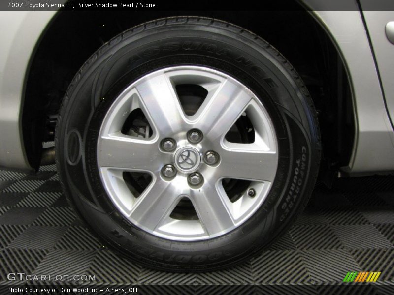 Silver Shadow Pearl / Stone 2007 Toyota Sienna LE