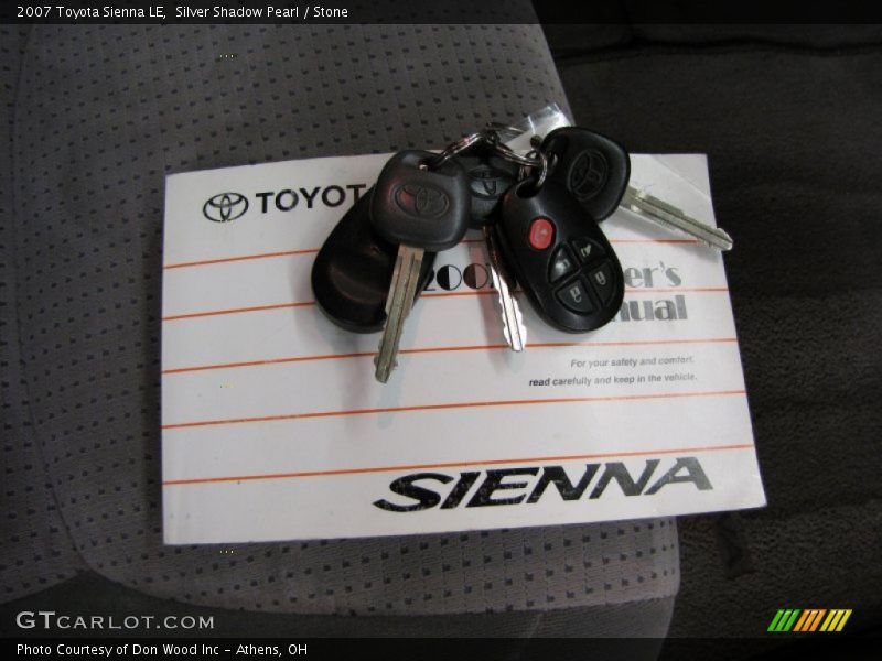 Silver Shadow Pearl / Stone 2007 Toyota Sienna LE