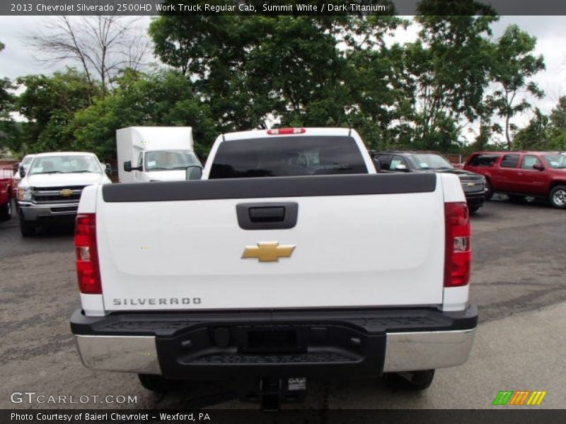 Summit White / Dark Titanium 2013 Chevrolet Silverado 2500HD Work Truck Regular Cab
