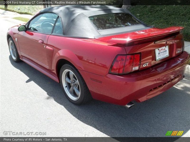 Redfire Metallic / Medium Parchment 2004 Ford Mustang GT Convertible