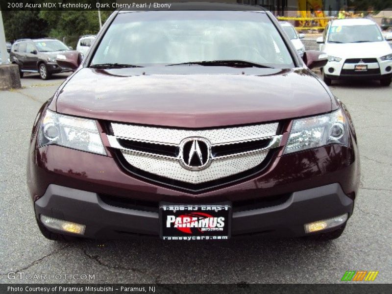 Dark Cherry Pearl / Ebony 2008 Acura MDX Technology