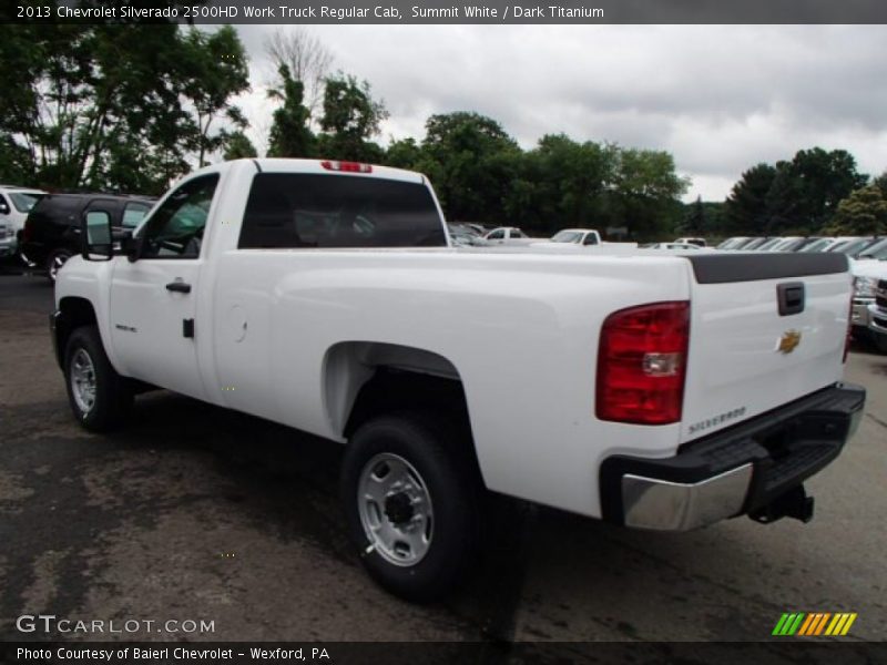 Summit White / Dark Titanium 2013 Chevrolet Silverado 2500HD Work Truck Regular Cab