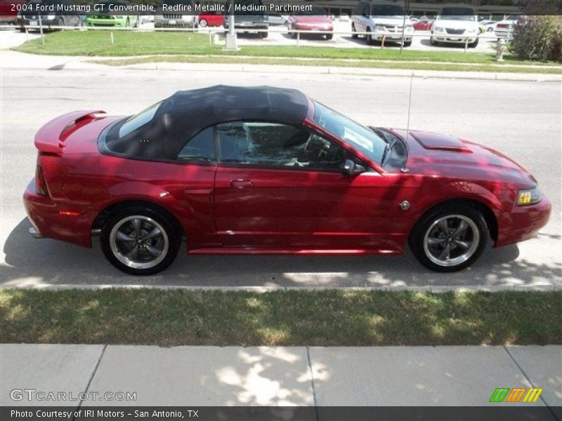 Redfire Metallic / Medium Parchment 2004 Ford Mustang GT Convertible