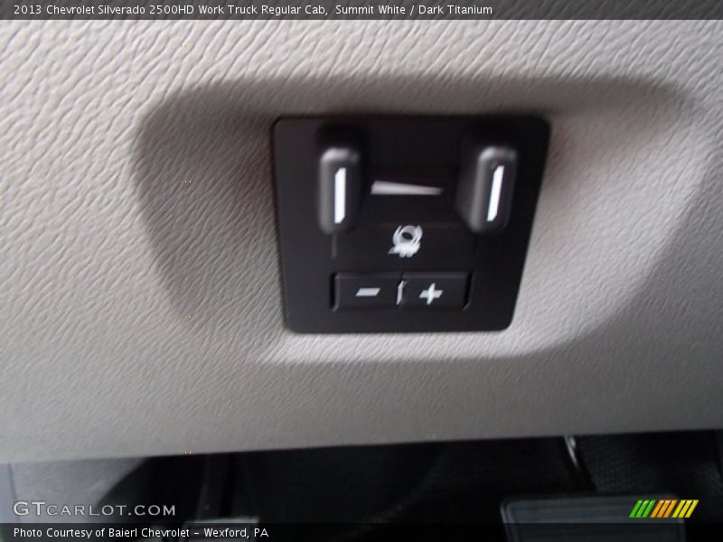 Summit White / Dark Titanium 2013 Chevrolet Silverado 2500HD Work Truck Regular Cab