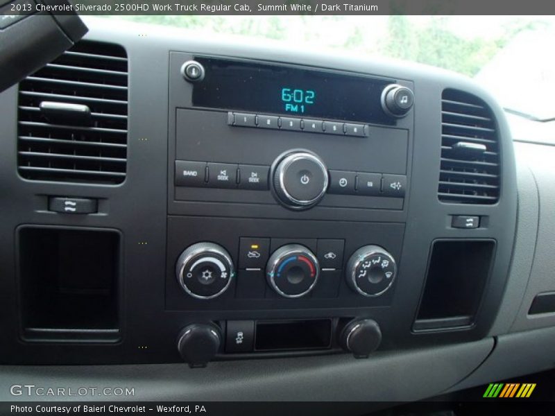 Summit White / Dark Titanium 2013 Chevrolet Silverado 2500HD Work Truck Regular Cab