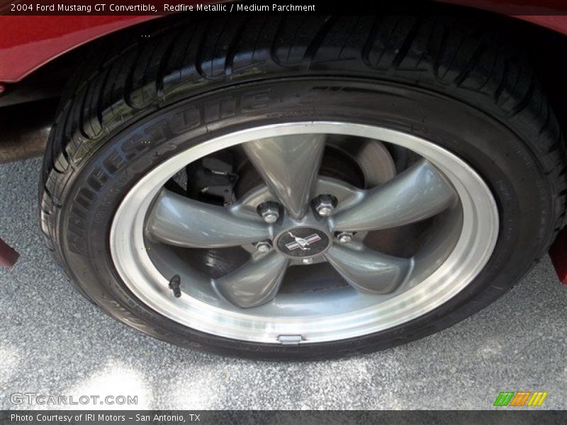 Redfire Metallic / Medium Parchment 2004 Ford Mustang GT Convertible